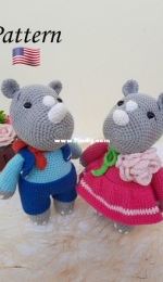 Raiskay Toys - Svetlana Rayskaya - Rhino Sancho and Rosita