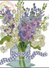 Fanciful Petals by Lesley Teare from Cross Stitch Collection 147