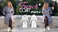Sveta Dressmaker - Trench coat Tiffany - Sizes XXS-XXL