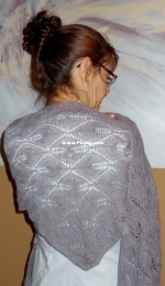 Soft Glow of Candlelight Shawl by Pam Chamberlain-Free