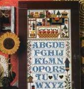 Home & Hearth from Cross Country Stitching Americana Special 2002 Spring