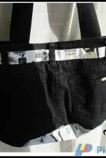 Recycling bag with a jeans pant