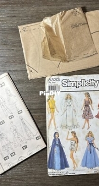 Simplicity Crafts - 8333 Vintage 1980s Doll Clothes - For 11.5" and 12.5" Dolls