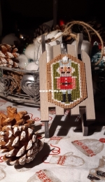 Lizzie Kate Sled Nutcracker