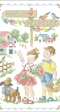 Les Brodeuses Parisiennes LBP - Maison heureuse XSD + PCS