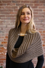 F924 Shoulder Warmer Cowl by Plymouth Yarn Design Studio-Free