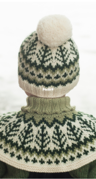 Embla Set Hat and Cowl by Tina Hauglund - Strikkezilla