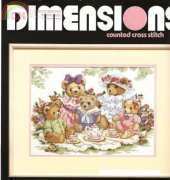 Dimensions -  3733 Teddy Tea Party