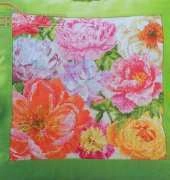 Peonies Pillow by Donna Vermillion Giampa from JCS July 2009