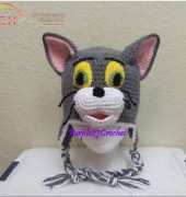 Tom and Jerry Cartoon Crochet Hats