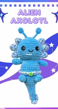 Crochet Box AU - Brenda - Alien Oxolotl