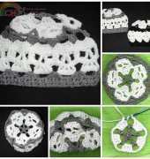 Spider Mambo Designs - Laurie Kahn - Creepy Skull Mandala Hat