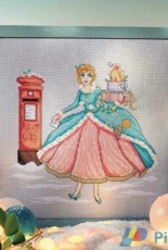 Festive Delivery by Shannon Wasilief from Cross Stitch Collection 269 XSD