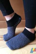 Salena Baca Crochet - Salena Baca - Metallic Slippers