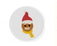 Daily Cross Stitch - Gingerbread Head
