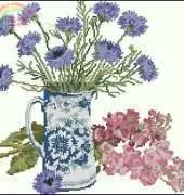 Fields of Blue by Lesley Teare from Cross Stitch Collection 186