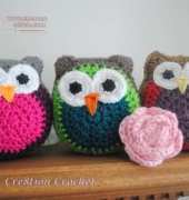 Cre8tion Crochet - Lorene Haythorn Eppolite - Owl Stuffy