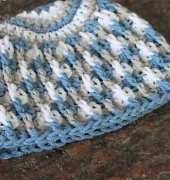 Newborn Knots- Amanda Chapman- 44 Cable Link Shell Baby Hat