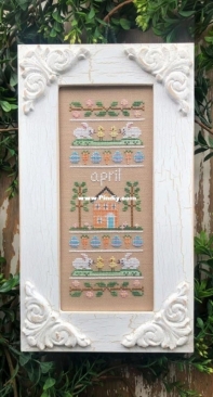 Country Cottage Needleworks CCN - Sampler of the Month - April PCS