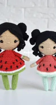 Lucy Rose Toys - Lucy Rozonova - Watermelon Doll