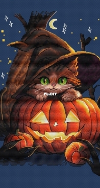 Halloween Cat by Svetlana Shakhnovich