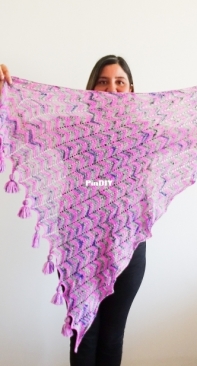 Piwkeyeyu Shawl by Marcela Chang Knits - English, Spanish