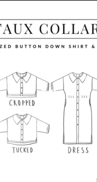 Sewing Therapy- Faux Collar