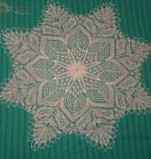 knitted doilies - my work