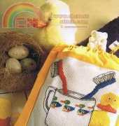 Book: Sweet & Cuddly Cross Stitch Gillian Soute Wash Bag