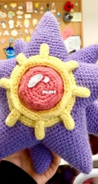 Frog and Fasten - Cindy Tran - Starmie Amigurumi