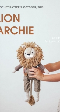 Knit Zoo - Kristina Tsvikevich - Lion Archie