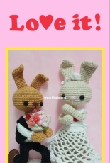 Amigurumi Wedding Bunnies