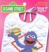 Janlynn #68-59 Sesame Street - Grover Bib