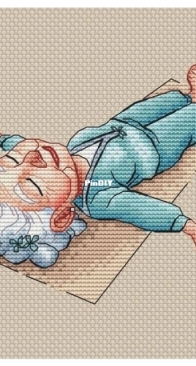 Fanny stitch - Relaxation by Lena Zachetkina