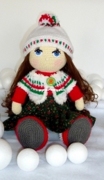 Beautiful Christmas doll