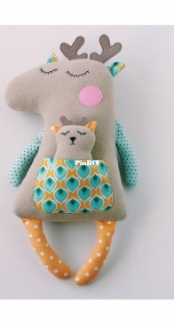 Natapatterns - Deer with Baby -  English