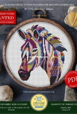 Awesome Pattern Studio - C273 - Mandala Zebra XSD + PCS