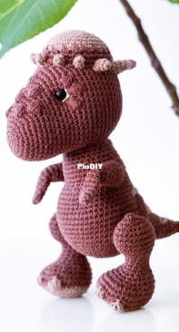 Handmade by Halime - Halime Özel - The Dinosaur Collection: Pachycephalosaurus - Mike Pachy