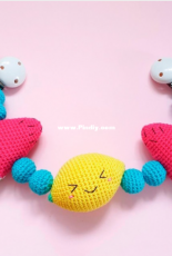 Hobbii Design - Super Cute Design - Jennifer Santos - Kawaii Fruit - Stroller Chain - Dutch - Free