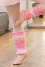 Red Heart-LW5051-Shades of Pink Leg Warmers by Jodi Lewanda-Free