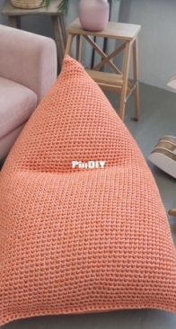 Rufiki masters _ crocheted pattern bean bag chair cover _ English