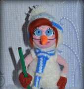 Child dressed snowman - Anastasia - russian