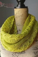 Spring Lace Infinity Scarf by Linda Thach -Free