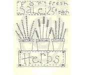 Chestnut Junction - Fresh Herbs stitchery