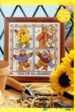 Teds for All Seasons by Sue Cook from Cross Stitch Crazy 8 - PCS