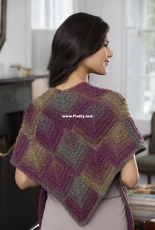Mitered Knit Shawl by Cindy Craig - Free