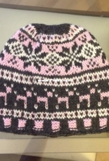Baby Deer and Norwegian Star Winter Hat by Mad City Knits-Free