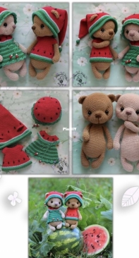 Fairy Toys - Aleksandra Konkina - Александра Конкина - Watermelon Bears - Арбузные мишки - Russian