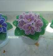 Flowers with beads