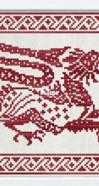 Modern Folk Embroidery - Never Laugh at Live Dragons  XSD+PCS